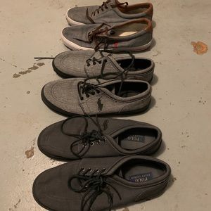 Lot of 3 pair Polo mens casual shoes